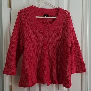 Talbot's - Pink Hand Knit Sweater